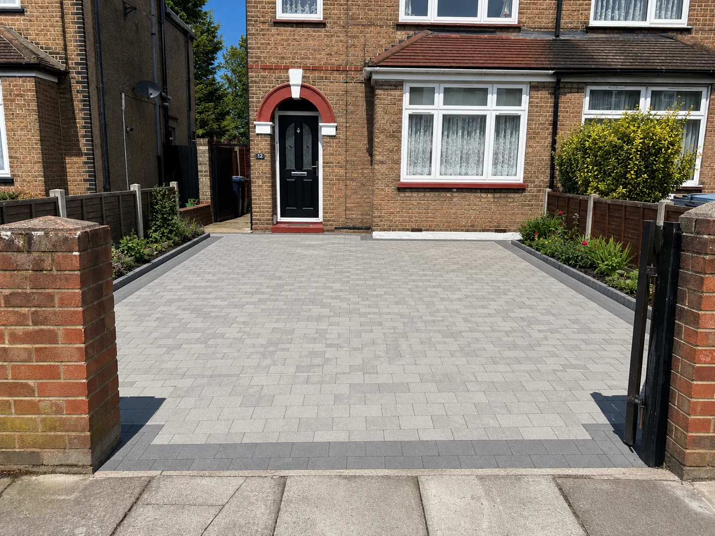 After — Richmond — front driveway refresh