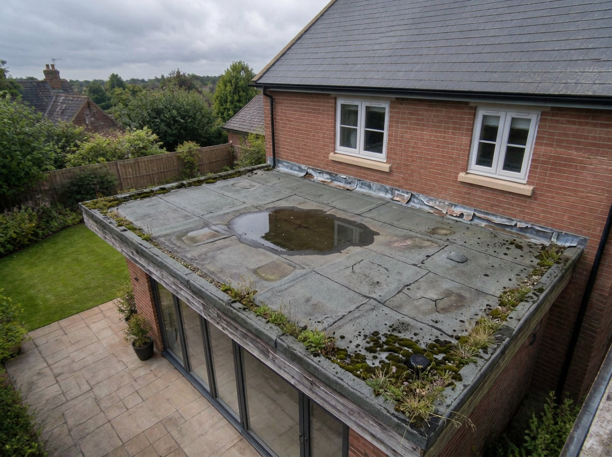 Before — Twickenham — flat roof (EPDM)