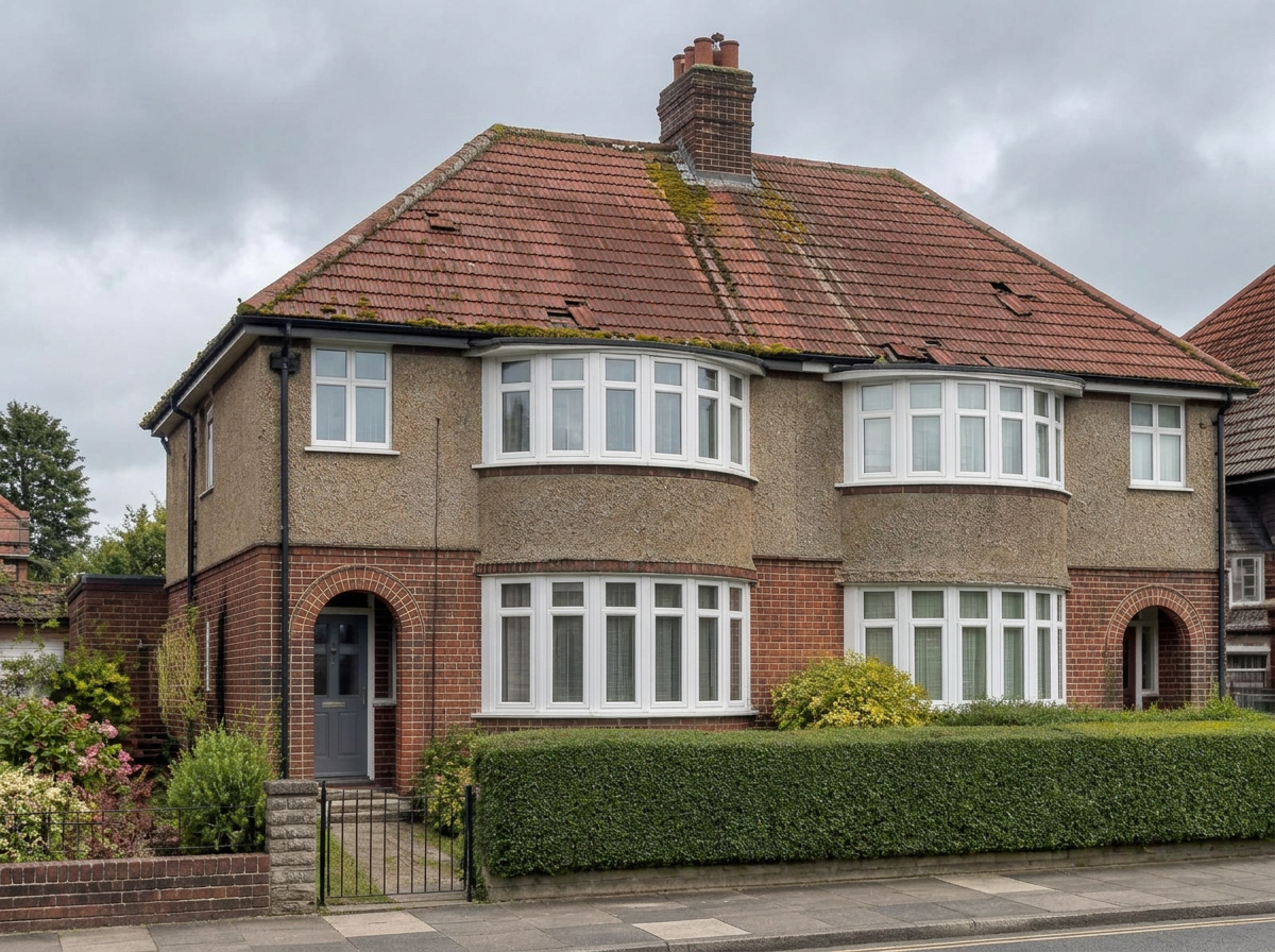 Before — Whitton — tile roof re-lay